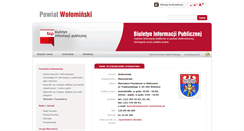 Desktop Screenshot of bip.powiat-wolominski.pl